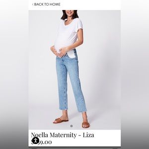 PAIGE Maternity Cropped Jeans NWT